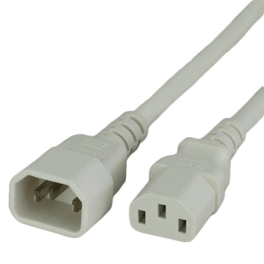 Buy 10a C14 C13 Lszh Power Cords White