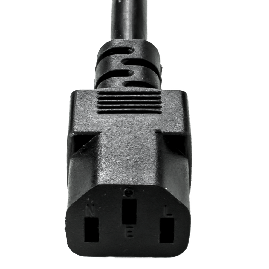 Buy 9FT C14 C13 15A 250V BLACK 14/3 SJT Power Cord