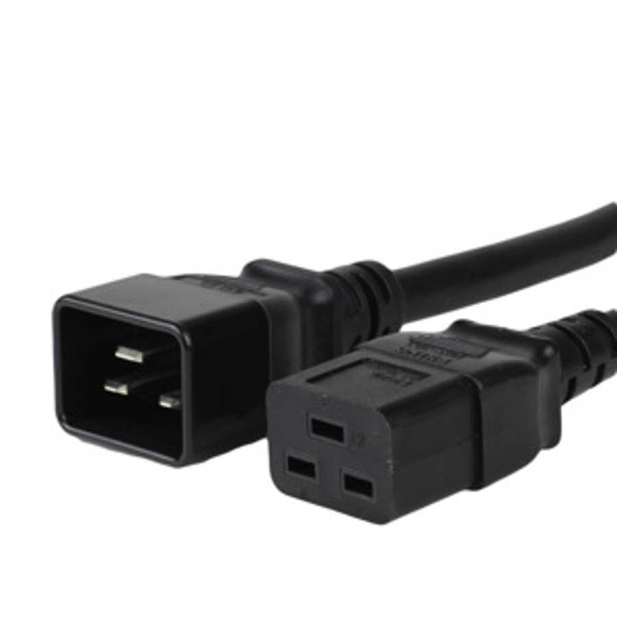 Buy 5m 164ft C19 C20 16a 250v Black Power Cord