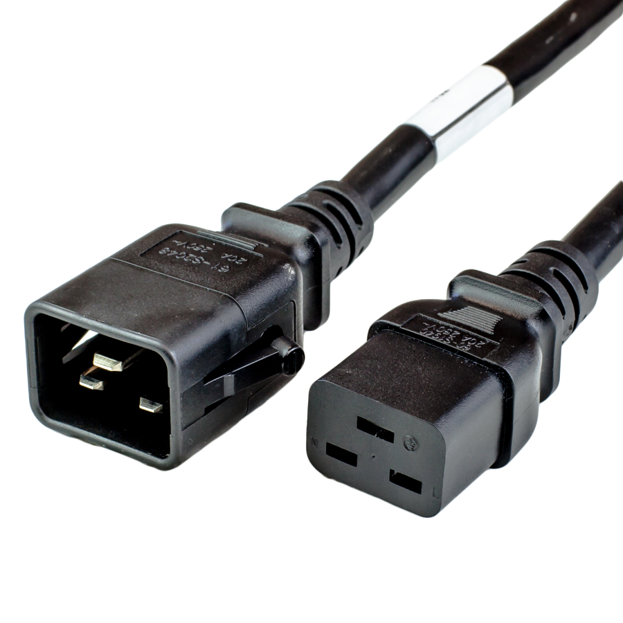 Buy 20A P-Lock C20 C19 Power Cords - BLACK