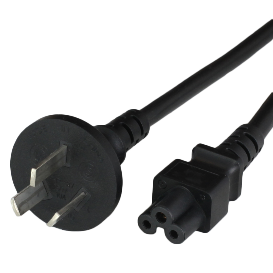 Buy 6FT Argentina IRAM2073 Plug to IEC60320 C5 2.5A 250V Power Cord BLACK