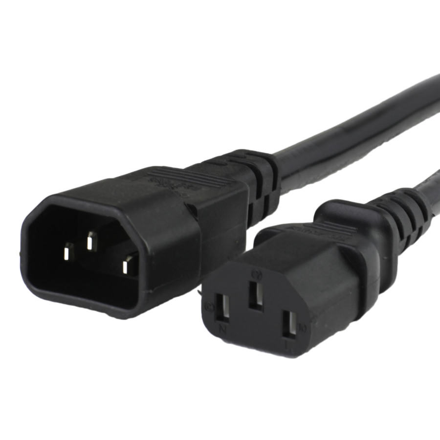 Buy 7FT C13 C14 10A 250V BLACK Power Cord