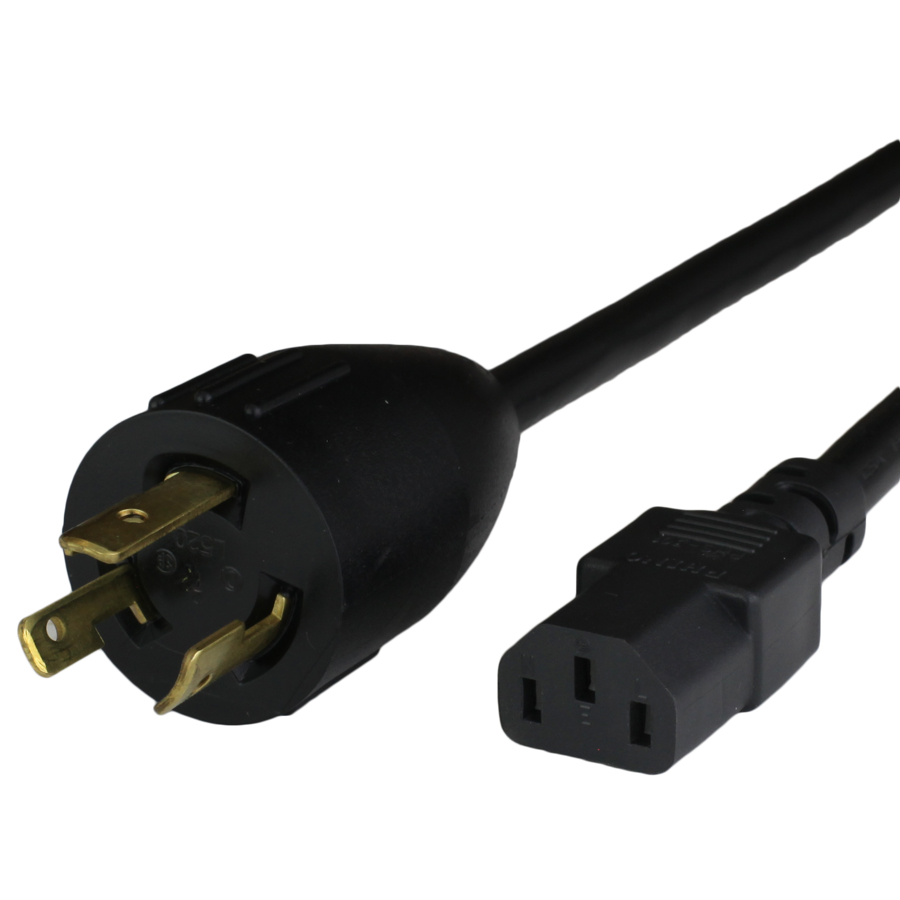 Buy NEMA L5-20P to C13 Power Cords - BLACK