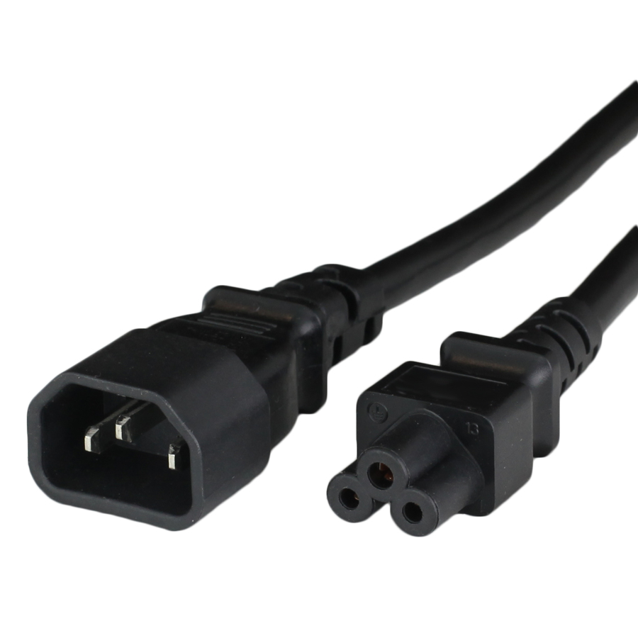 Buy C14 to C5 10A 125V UL cUL Power Cords - BLACK