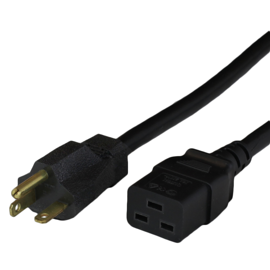Buy NEMA 620P to C19 20A 250V Power Cords BLACK