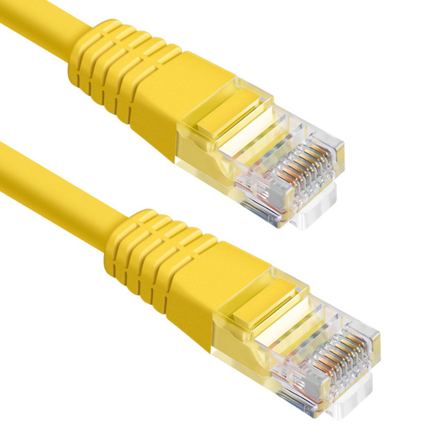 Buy Cat5e Yellow Ethernet Patch Cable Snaglessmolded Boot 20 Foot 3561